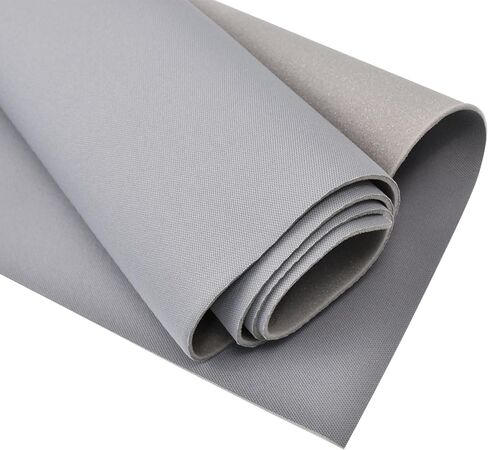 Flat Knit Headliner Fabric with Foam Backing Mesh Style Roof Liner Material for Car, SUV & RV Interior Repair - DIY Upholstery Replacement for Ceiling, Door Panels & Sun Visors (Gray, 108" x 60") in Saudi Arabia