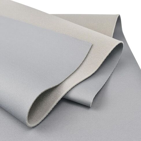 Flat Knit Headliner Fabric with Foam Backing Mesh Style Roof Liner Material for Car, SUV & RV Interior Repair - DIY Upholstery Replacement for Ceiling, Door Panels & Sun Visors (Gray, 108" x 60") in Saudi Arabia