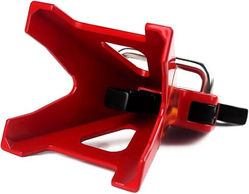 RC Jack Stands，Metal Adjustable 6 Ton Simulation mini Jack Stands for TRX-4 Axial SCX10 Wraith Tamiya CC01 RC4WD D90 1/10 RC Crawler Truck（Red in Saudi Arabia