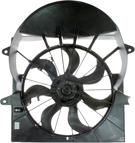 Engine Cooling Fan Assembly 1PC Replaces 5143208AA, 5143208AB for Jeep Grand Cherokee 3.7L 2005-2008, for Jeep Grand Cherokee 4.7L 2005-2008, for Jeep Grand Cherokee 6.1L 2006-2008 in Saudi Arabia