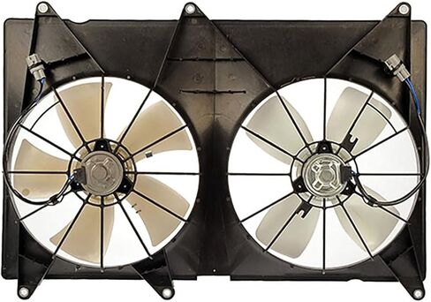 Engine Cooling Fan Assembly 1PC Replaces 1636120070, 1636120080 for Toyota Highlander 2.4L 2001-2007 in Saudi Arabia