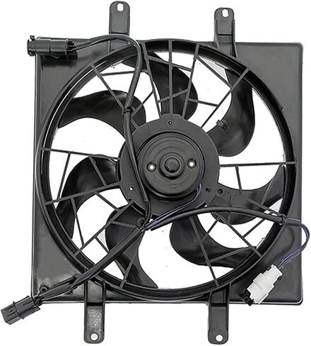 مجموعة مروحة تبريد المحرك 1 قطعة تحل محل 2523124000، 2535024000 لشركة Mitsubishi Precis 1.5L 1990-1993، لشركة Hyundai Scoupe 1.5L 1991 1992، لشركة Hyundai Excel 1.5L 1990-1994 in Saudi Arabia