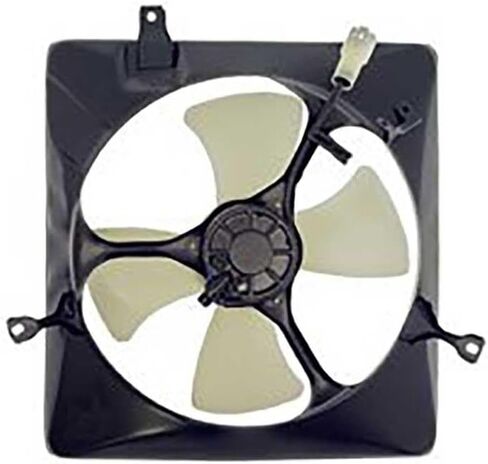 Engine Cooling Fan Assembly Left 1PC Replaces 19005PE1013, 19015PE0003 for Honda Civic 1.3L 1984-1987, for Honda Civic 1.5L 1984-1987 in Saudi Arabia
