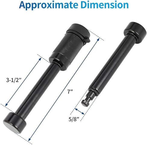 TOPAZ Heavy Duty 5/8" Trailer Hitch Pin Lock with 2 Keys for RV Truck Trailer Tow Receiver in Saudi Arabia