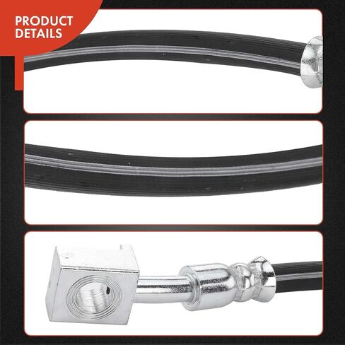 A-Premium Rear Outer Brake Hydraulic Hose with 4 Wheel Steering Compatible with Chevrolet Silverado 1500 2003-2005 & GMC Sierra 1500 2002-2005 in Saudi Arabia