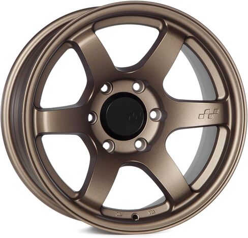 Steller 17 Inch Wheels Flat Matte Bronze 6x139.7 17x8.5, et-10mm Offset, 106.1mm CB, 57DR-X Style Rims Compatible with Toyota 4Runner, Tacoma, FJ Cruiser Lexus GX460 GX470 in Saudi Arabia