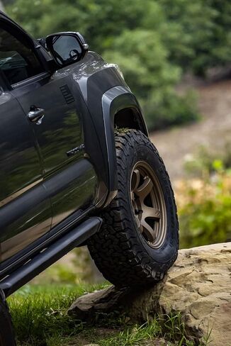 Steller 17 Inch Wheels Flat Matte Bronze 6x139.7 17x8.5, et-10mm Offset, 106.1mm CB, 57DR-X Style Rims Compatible with Toyota 4Runner, Tacoma, FJ Cruiser Lexus GX460 GX470 in Saudi Arabia