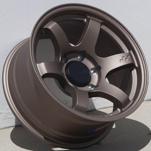 Steller 17 Inch Wheels Flat Matte Bronze 6x139.7 17x8.5, et-10mm Offset, 106.1mm CB, 57DR-X Style Rims Compatible with Toyota 4Runner, Tacoma, FJ Cruiser Lexus GX460 GX470 in Saudi Arabia