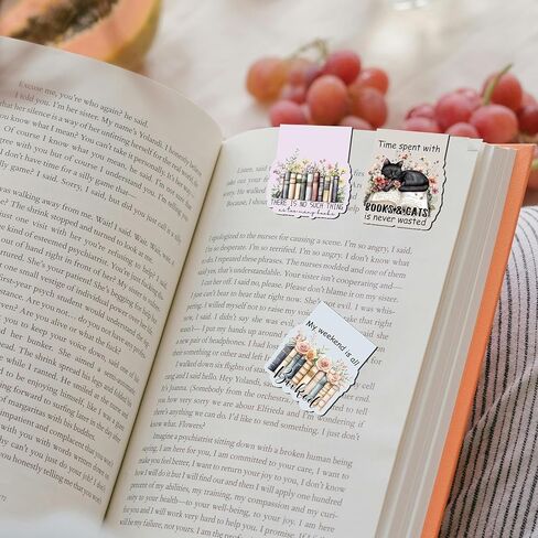 Fantasy Dragon Magnetic Bookmarks - 8 PCs Funny Book Flower Marks for Reading Lovers Men Magnets Cool Unique Aesthetic Page Clip Gifts for Women Kids Novel Fans Boys Student Teacher School in Saudi Arabia