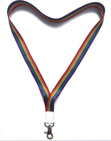قوس قزح شارة الحبل مع سلسلة المفاتيح التقدم فخر العلم LGBTQ طويلة الرقبة الحبل سلسلة المفاتيح، بارد الحبل مفتاح الحبل قوس قزح الحبل مع شارات حامل مثلي الجنس فخر العلم الحبل لمفاتيح الرقبة الحبل in Kuwait