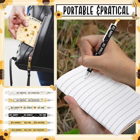 24 Sets Christmas Students Gifts Lights Pocket Notebooks with Pens Bulk Merry Bright Party Favors for Classroom Office Stocking Stuffers Class Holiday Gifts from Teacher in Saudi Arabia