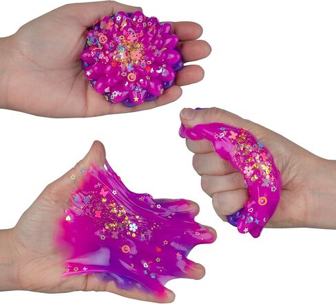 ORB Tabalicious Flowers TABA Squishy Dahlia Toy - Soft, Sticky Dahlia Flower TABA Squishies to Squish and Squeeze, Perfect for Stress Relief - Fun Kawaii Fidget and Sensory Toys for Kids and Adults in Kuwait