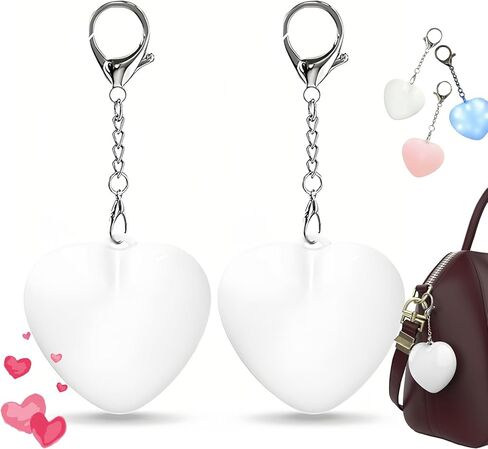 Love Wallet Tote Bag Touch Sensing Light, Heart Shape LED Automatic Glow Lights (2Pcs White) in Saudi Arabia