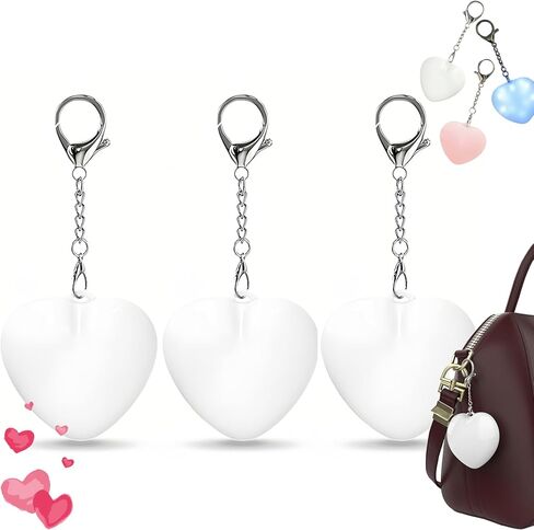 Love Wallet Tote Bag Touch Sensing Light, Heart Shape LED Automatic Glow Lights (2Pcs White) in Saudi Arabia