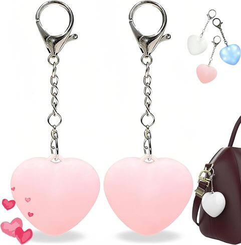Love Wallet Tote Bag Touch Sensing Light, Heart Shape LED Automatic Glow Lights (2Pcs White) in Saudi Arabia