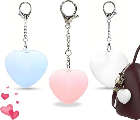 Love Wallet Tote Bag Touch Sensing Light, Heart Shape LED Automatic Glow Lights (2Pcs White) in Saudi Arabia