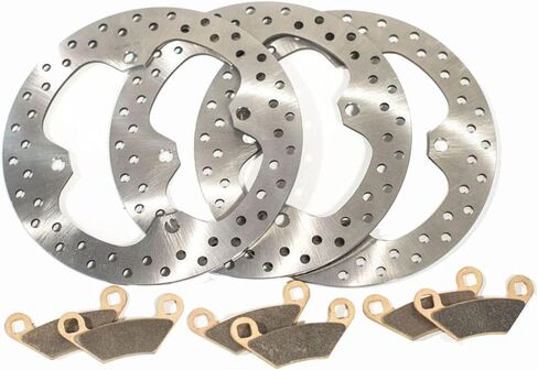 Brake Rotors and Brake Pads for Polaris Sportsman 850 2015 Front & Rear Brakes in Saudi Arabia