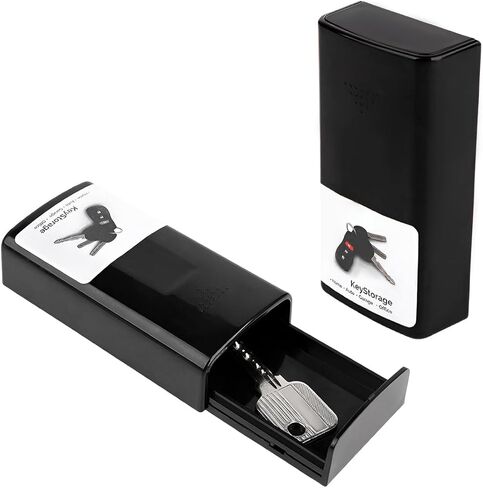 Magnetic Key Box, Strong Magnetic Car Keys Hider Rugged Plastic Case, Safe Emergency Spare Keys Holder Hide a Key Case in Saudi Arabia