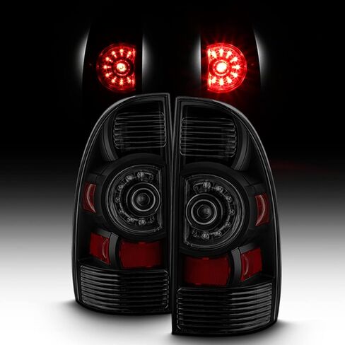 AKKON-لنمط المصنع أسود مدخن 2005-2015 تويوتا تاكوما LED زوج أضواء خلفية استبدال مصابيح الفرامل in Saudi Arabia