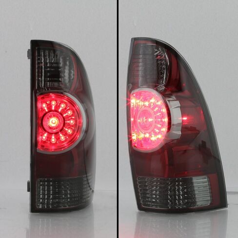 AKKON-لنمط المصنع أسود مدخن 2005-2015 تويوتا تاكوما LED زوج أضواء خلفية استبدال مصابيح الفرامل in Saudi Arabia