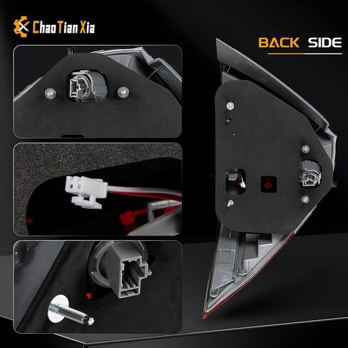 Tail Light Assembly Compatible With 2006-2007 Honda Accord Sedan - Bulb Included (Left Driver Side) 33551-SDA-A32 in Saudi Arabia