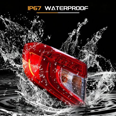 مجموعة مصابيح الذيل متوافقة مع سيارة هوندا أكورد سيدان 2006-2007 - لمبة متضمنة (جانب السائق الأيسر) 33551-SDA-A32 in Kuwait