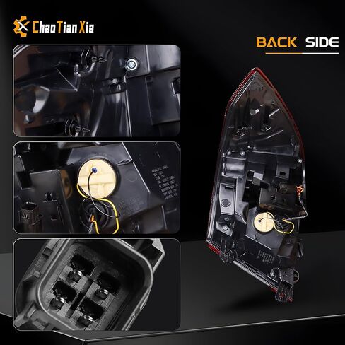 مجموعة مصابيح الذيل متوافقة مع سيارة هوندا أكورد سيدان 2006-2007 - لمبة متضمنة (جانب السائق الأيسر) 33551-SDA-A32 in Kuwait