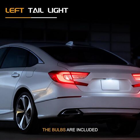 مجموعة مصابيح الذيل متوافقة مع سيارة هوندا أكورد سيدان 2006-2007 - لمبة متضمنة (جانب السائق الأيسر) 33551-SDA-A32 in Kuwait