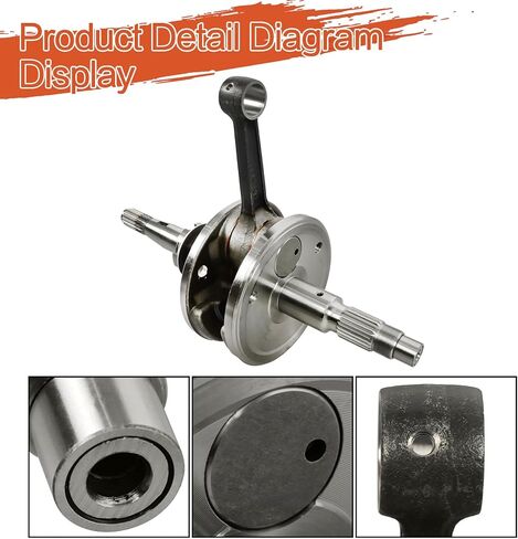Crankshaft Replacement for HiSun 400 Replacement for P003000132000000 13200-003-0000 13300-F12-0000 in Saudi Arabia