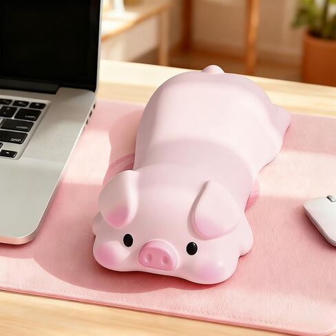 Cute Mouse Wrist Rest Mouse Pad Keyboard Computer Elbow Support Pad Suitable for Laptops, Desks, and Office Supplies-Gray Cat in Saudi Arabia