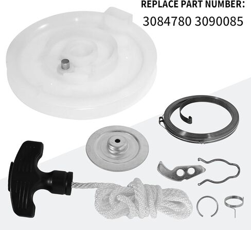 3090085 Recoil Pull Cord Starter Kit, Replacement for Polaris Sport 400L 1994-1998, Replacement for Polaris Big Boss 500 1998-2002, Replace 3084780 in Saudi Arabia