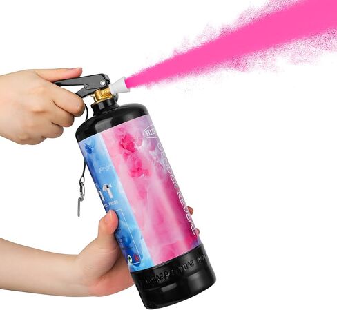 Giant Gender Reveal Fire Extinguisher Color Blaster, 2 Packs Baby Girl Pink Gender Reveal Extinguisher Smoke, Party Ideas for Gender Reveal Decorations with 2.3ib Powder, Blasts 20+ Feet in Saudi Arabia