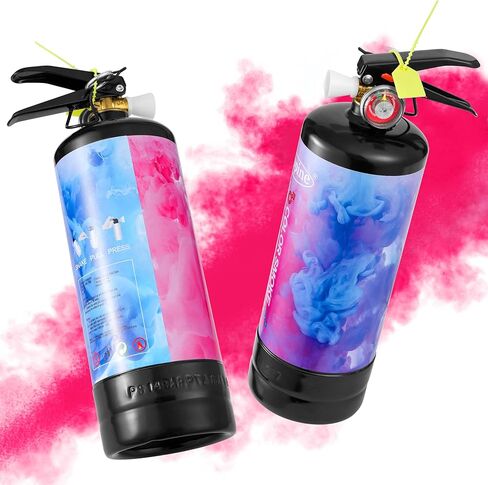 Giant Gender Reveal Fire Extinguisher Color Blaster, 2 Packs Baby Girl Pink Gender Reveal Extinguisher Smoke, Party Ideas for Gender Reveal Decorations with 2.3ib Powder, Blasts 20+ Feet in Saudi Arabia