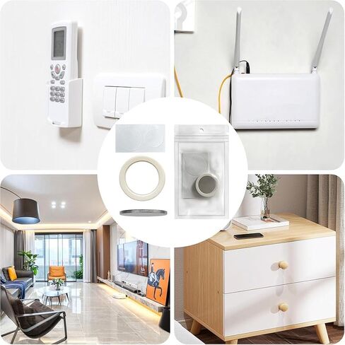 Magnetic Remote Control Holder Wall Mount Upgraded Wall Mount Remote Holder Organizers For Tv Home Office Accessories in Saudi Arabia