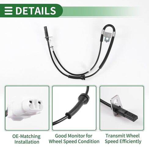 ABS عجلة السرعة الاستشعار ABS الاستشعار نظام الفرامل المضادة للقفل الاستشعار رقم 5621057K00 لسوزوكي سويفت Iii 2005 1 قطعة الجبهة اليمنى in Kuwait