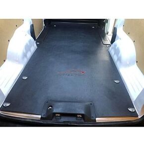 سجادة أرضية مطاطية من Rezaw-Plast لـ 2014-2024 Ford Transit Connect Cargo Mat / قاعدة عجلات 121 / بطانة سرير شديدة التحمل مقاس مخصص 1/8 سمك أسود in Kuwait