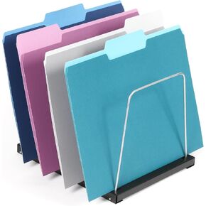 Huron Steel Wire Adjustable Vertical 8-Slot Desk File Organizer in Kuwait