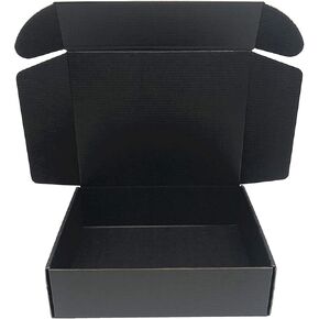 Black Cardboard Shipping Box Mailers 7 x 5 x 2 Inch Corrugated Packaging Storage Boxes 15 Pack (Inside Size: 6.5 x 4.8 x 1.9) in Kuwait