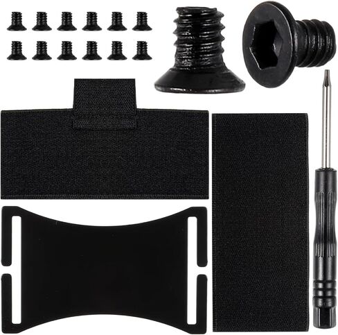 Elastic Cash Strap Replacement for Wallet, Wallet Elastic Band Replacement Repair Tool Kit, with 12 Screws, Screwdriver, Metal Clip, Cash Strap in Saudi Arabia