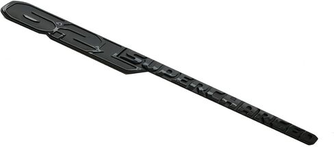 1pc New 6.2L Supercharged Hood Emblem Nameplate 3D Badge Replacement for 2021-2024 TRX 6.2L 68444262AB (Black) in Saudi Arabia