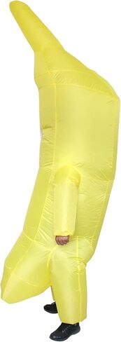 IRETG Inflatable Banana Costume for Adults Halloween Blow Up Banana Costume in Kuwait