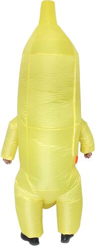 IRETG Inflatable Banana Costume for Adults Halloween Blow Up Banana Costume in Kuwait