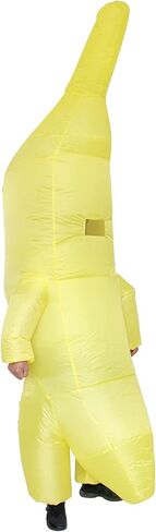 IRETG Inflatable Banana Costume for Adults Halloween Blow Up Banana Costume in Kuwait