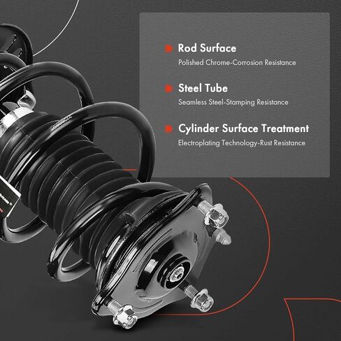 A-Premium Front Complete Strut and Coil Spring Assembly Compatible with Honda Accord 2018 2019 2020 2021, 2-PC Set in Saudi Arabia