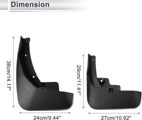 X AUTOHAUX 1set Front and Rear Mud Flaps Splash Guards Mud Guards for Audi Q7 2020-2023 W/Mount Accessories in Saudi Arabia