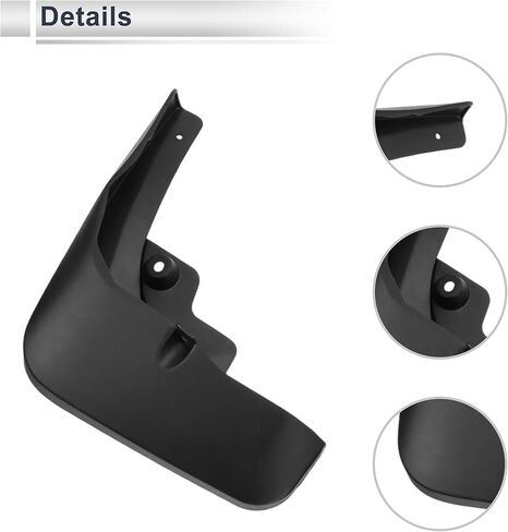 X AUTOHAUX 1set Front and Rear Mud Flaps Splash Guards Mud Guards for Audi Q7 2020-2023 W/Mount Accessories in Saudi Arabia