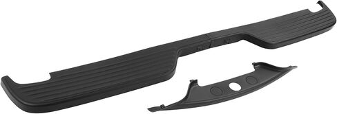 KUAFU Rear Bumper Step Pad Kit Compatible with 2000-2005 Ford Excursion Replacement for FO1191151 FO1191116 3C7Z-17B807-AAB XL3Z-17B807-AAA Top & Lower Pad PP Plastic Black in Saudi Arabia