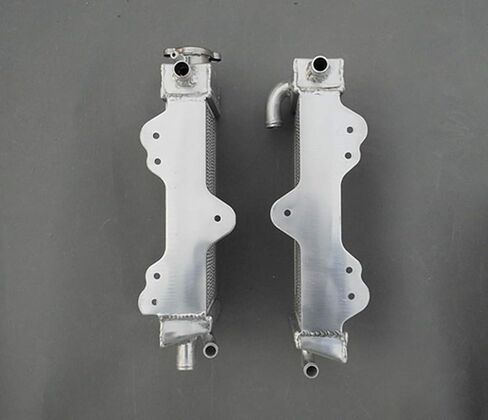 مشعاع ألومنيوم + خرطوم سيليكون لـ 1996-2001 Yamaha YZ125 YZ 125 1997 1998 1999 2000 (أزرق) in Saudi Arabia