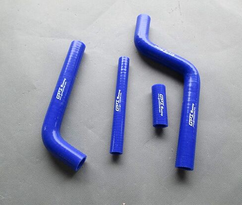 مشعاع ألومنيوم + خرطوم سيليكون لـ 1996-2001 Yamaha YZ125 YZ 125 1997 1998 1999 2000 (أزرق) in Saudi Arabia
