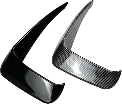 Front Bumper Spoiler Splitter Air Vent Fog Lamp Grille Trim Compatible for VW Jetta MK7 GLI S SE SEL R Line 2019 2020 2021(Glossy Black) in Saudi Arabia